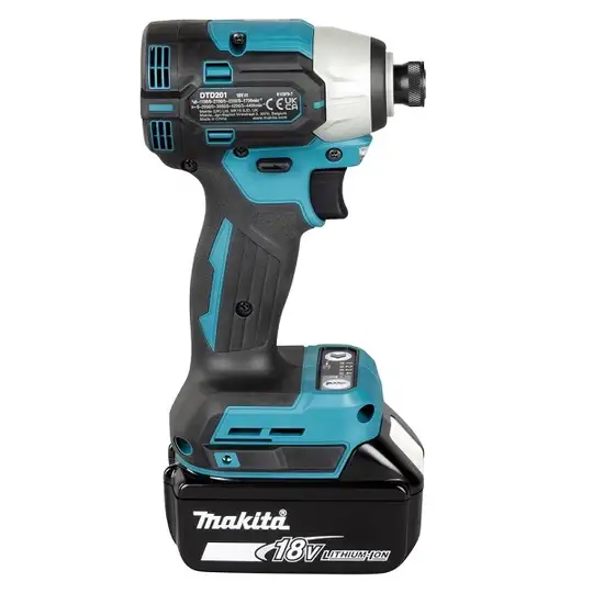akumulatorowa wkrętarka udarowa 1/4", 210Nm, 18V, Makita [DTD201RTJ] 2x5,0Ah, LXT