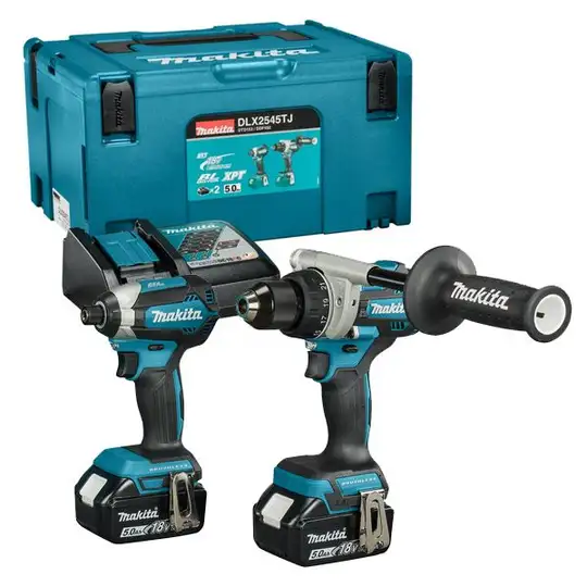 akumulatorowy zestaw Combo DDF492 + DTD153, 18V, Makita [DLX2545TJ] 2x5,0Ah, LXT