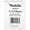 gwoździe do betonu 3,1x15mm + gaz, Makita [196285-5] do gwoździarki GN420C, 1000szt.