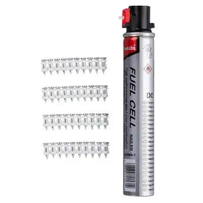 gwoździe do betonu 3,1x17mm + gaz, Makita [196286-3] do gwoździarki GN420C, 1000szt.