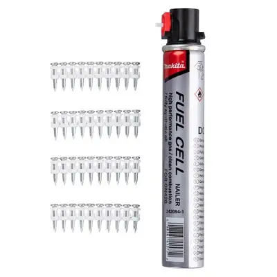 gwoździe do betonu 3,1x22mm + gaz, Makita [196287-1] do gwoździarki GN420C, 1000szt.