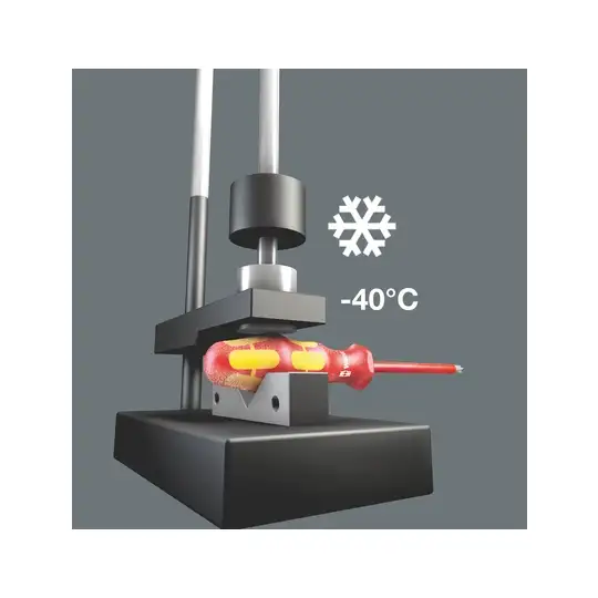 komplet 7szt. wkrętaków izolowanych Kompakt VDE, Kraftform Seria 100, 160 iSS/7, WERA [05135961001]