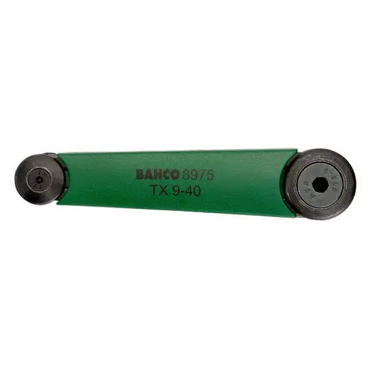 komplet 8szt. kluczy trzpieniowych do śrub typu Torx T9-T40, Bahco [BE-8975]