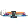 komplet 9 szt. kluczy trzpieniowych do śrub Imbusowych, Multicolor Stainless, Wera [05022699001]