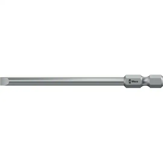końcówka płaska 1/4" do wkrętów z rowkiem, rozmiar 0,6x4,5x50mm, WERA [05059315001]