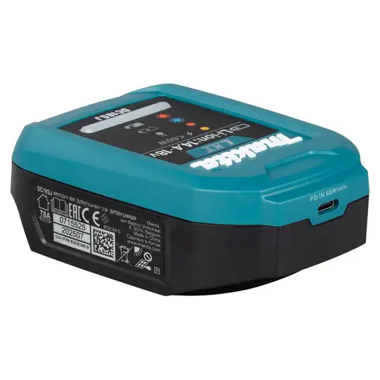 ładowarka USB do akumulatorów Makita 14,4V i 18V LXT, DC18SJ, MAKITA [1915U4-1]