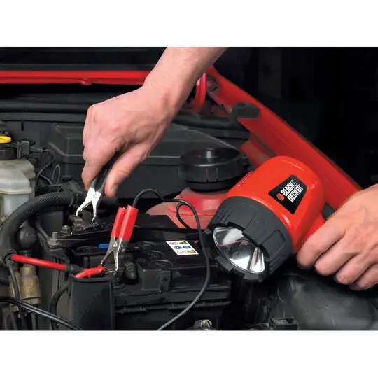 lampa halogenowa, zasilana z gniazda zapalniczki, 12V, BLACK+DECKER [BDSL300-XJ]