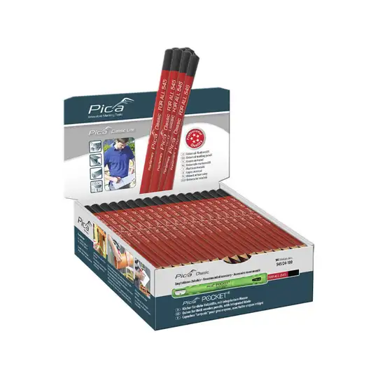 ołówek uniwersalny trójkątny, Classic, 2B, PICA [545/24-100]