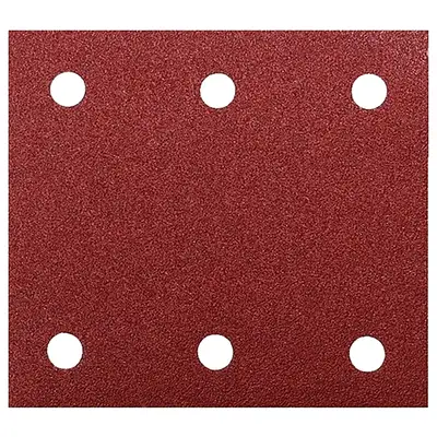 papier szlifierski na rzep 114x102mm, 6 otworów, granulacja 40 [P-42416]