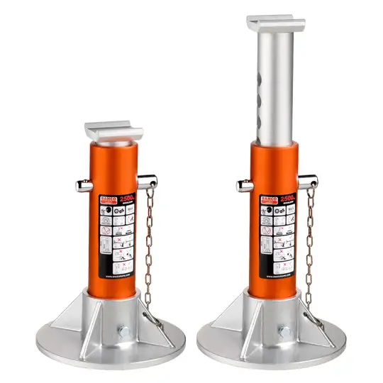 para podpórek aluminiowych, udźwig 2,5 tony, BAHCO [BH3AL2500]