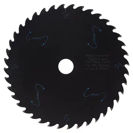 piła tarczowa do cięcia drewna 250/30/2,8mm, 40 zębów, MAKBLADE PLUS, Makita [B-33489]