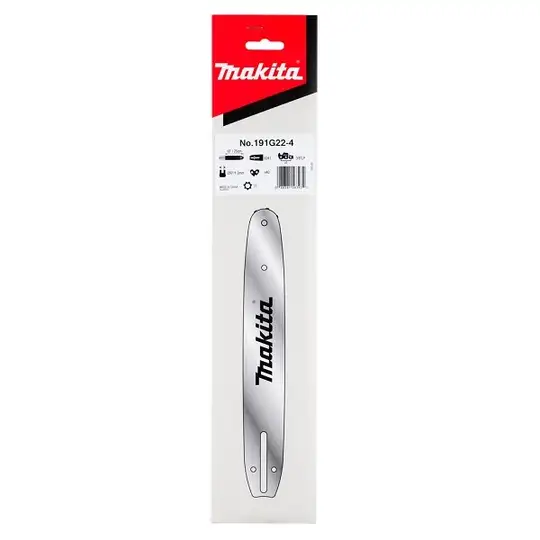 prowadnica do piły łańcuchowej 25cm/1,3mm/3/8", Makita [191G22-4] do DUA250, DUA251, DUA300, DUA301