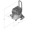 przemysłowy odkurzacz na sucho/mokro, 35l, 1380W, Dustex 35 MX AC, Fein [92032060000] klasa filtracji M
