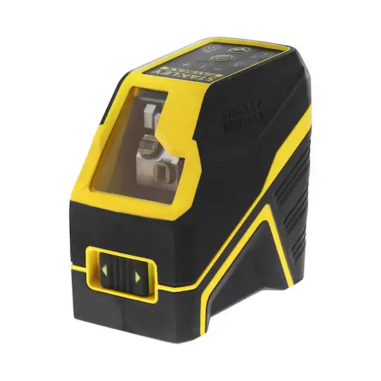 samopoziomujący laser krzyżowy z wiązką zieloną, FCL-G, FATMAX, Stanley [FMHT77586-1] zasięg do 30m.
