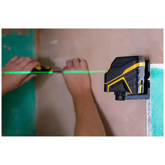 samopoziomujący laser krzyżowy z wiązką zieloną, FCL-G, FATMAX, Stanley [FMHT77586-1] zasięg do 30m.