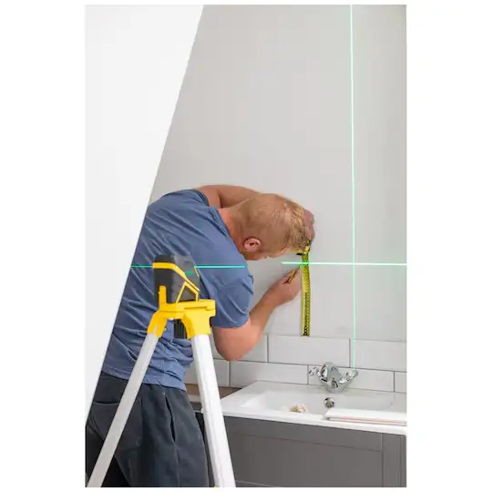 samopoziomujący laser krzyżowy z wiązką zieloną, FCL-G, FATMAX, Stanley [FMHT77586-1] zasięg do 30m.