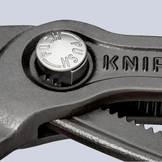 szczypce Cobra 250mm KNIPEX [87 02 250 T] rękojeść dwukomponentowa z zaczepem do asekuracji