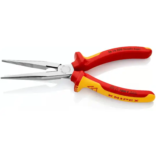szczypce tnące półokrągłe, odgięte, 200mm w izolacji VDE do 1000V, Knipex [26 16 200]