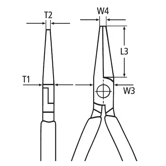 szczypce tnące półokrągłe, odgięte, 200mm w izolacji VDE do 1000V, Knipex [26 16 200]