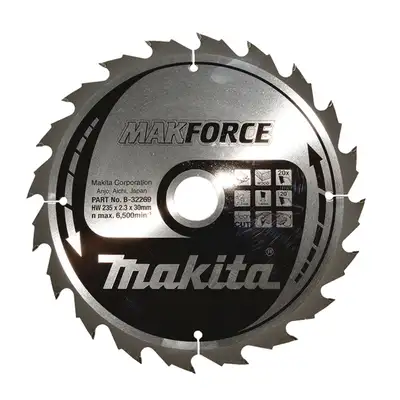 tarcza tnąca do drewna, 235/30mm, 20 zębów, Makforce, Makita [B-32269]