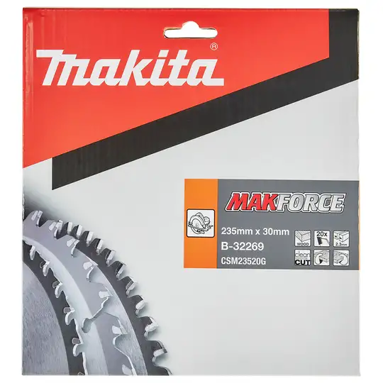 tarcza tnąca do drewna, 235/30mm, 20 zębów, Makforce, Makita [B-32269]