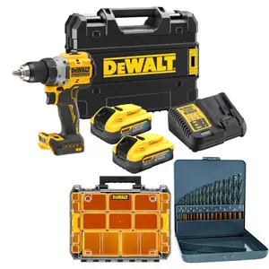 wiertarko-wkrętarka 18V POWERSTACK, 2x5,0Ah, DeWalt [DCD800H2T-QW] + organizer i wiertła gratis