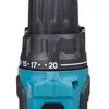 wiertarko-wkrętarka akumulatorowa 18V, 65Nm, Makita [DDF490WVX7] 2x2,0Ah, LXT BASIC, z zestawem akcesoriów
