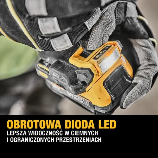 wiertarko-wkrętarka akumulatorowa 18V XR, DeWalt [DCD800E2T-QW] 2x1,7Ah, Li-Ion