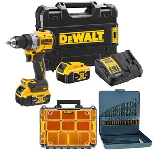 wiertarko-wkrętarka akumulatorowa, 2x5.0Ah, 18V XR, DeWalt [DCD800P2T-QW] + organizer i wiertła gratis