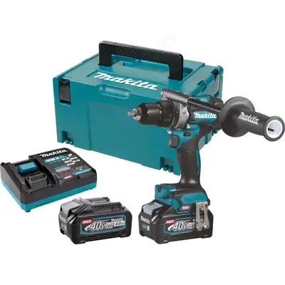 wiertarko-wkrętarka akumulatorowa Makita [DF001GM201] 40V Max, Li-Ion, 2x4,0Ah, XGT + latarka i czapka