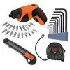 wkrętak akumulatorowy 1/4" + 34szt akcesoriów, 3.6V, 1x1.5Ah, Black+Decker [CS3651LCA35-QW]