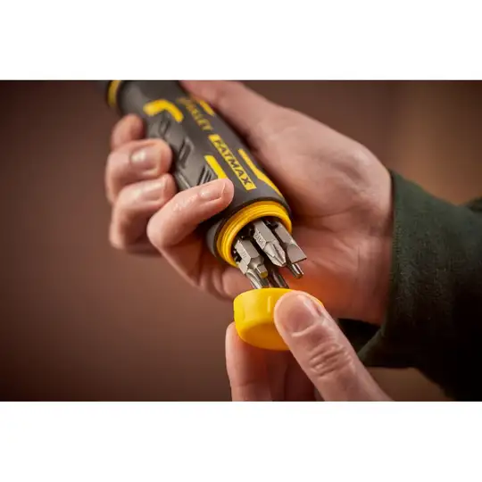 wkrętak ręczny z grzechotką i magazynkiem, uchwyt 1/4", FATMAX, STANLEY [FMHT62692-0]