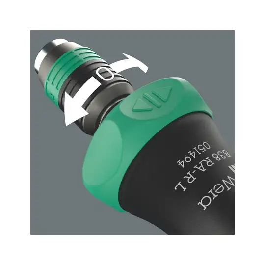 zestaw 17szt. końcówek 1/4" z rękojeścią Kraftform Kompakt 60 RA-R 1, WERA [05051530001]