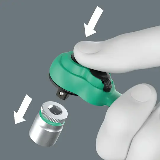 zestaw 28 szt. końcówek i nasadek 1/4" z grzechotką Zyklop Comfort 8100 SA 14, Wera [05005541001]