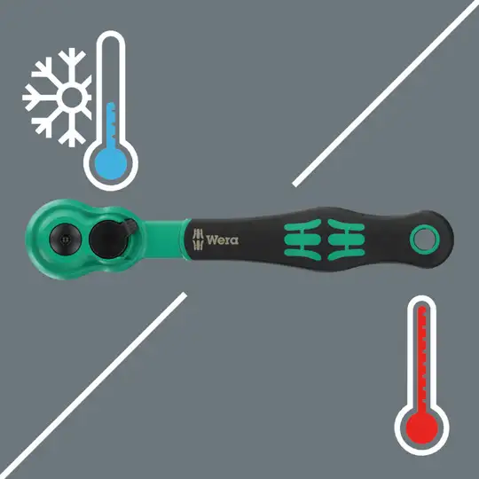 zestaw 28 szt. końcówek i nasadek 1/4" z grzechotką Zyklop Comfort 8100 SA 14, Wera [05005541001]
