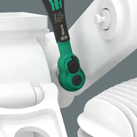 zestaw 28 szt. końcówek i nasadek 1/4" z grzechotką Zyklop Comfort 8100 SA 14, Wera [05005541001]