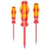 zestaw 3 wkrętaków płaskich i philips w izolacji, 9557 VDE, Kraftform, Wera [05136061001]