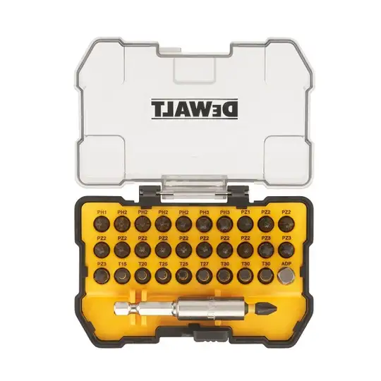 zestaw 32 szt. końcówek udarowych 1/4", 25mm, EXTREME FLEXTORQ, DeWALT [DT70560T-QZ] SMALL TOUGH CASE+