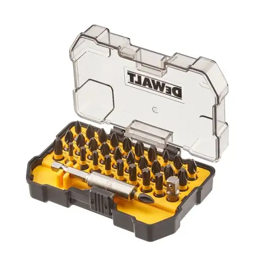 zestaw 32 szt. końcówek udarowych 1/4", 25mm, EXTREME FLEXTORQ, DeWALT [DT70560T-QZ] SMALL TOUGH CASE+