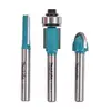 zestaw 3szt. frezów HM/CT do frezarki górnowrzecionowej, trzpień 6mm, Makita [D-30209]