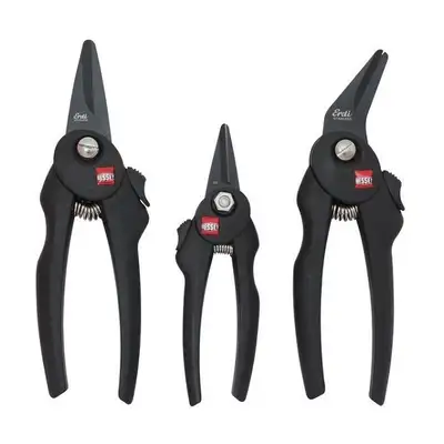 zestaw 3szt. nożyc wielofunkcyjnych ERGO Erdi Bessey [COMBI-SET-A] BLACK EDITION