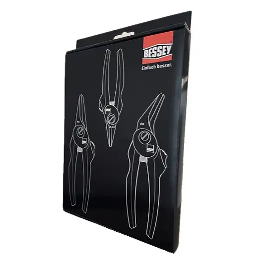 zestaw 3szt. nożyc wielofunkcyjnych ERGO Erdi Bessey [COMBI-SET-A] BLACK EDITION
