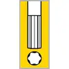 zestaw 3szt. wierteł do bardzo twardych płytek ceramicznych i gresu, 6, 8 i 10mm, C PROTECTOR GEN 2, ALPEN [0000304003100]