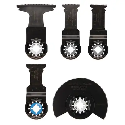 zestaw 5 szt. brzeszczotów do narzędzi wielofunkcyjnych, do drewna/metalu, STARLOCK, MAKITA [E-24935]