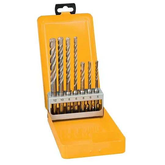 zestaw 7szt. wierteł widiowych do betonu SDS+, EXTREME DeWALT [DT9701-QZ]