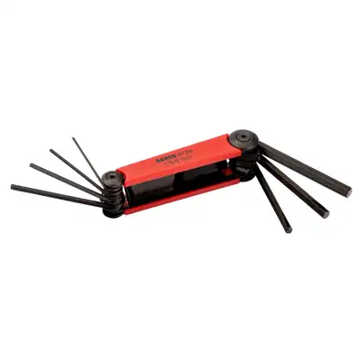 zestaw kluczy imbusowych szcześciokątnych, 1.5-6mm, 7 szt. Bahco [BE-9776]