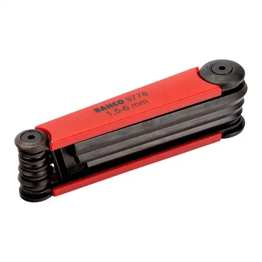 zestaw kluczy imbusowych szcześciokątnych, 1.5-6mm, 7 szt. Bahco [BE-9776]