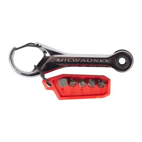 zestaw końcówek 1/4" z małą grzechotką, Milwaukee [4932498792]