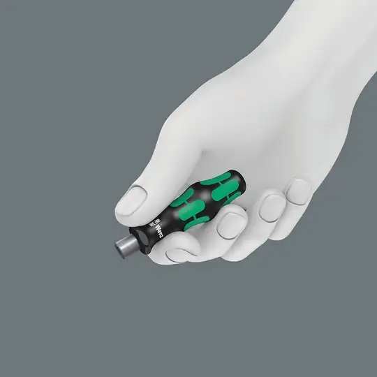 zestaw końcówek i nasadek 1/4" z grzechotką i rękojeścią wkrętakową, 39szt. Tool-Check PLUS Imperial 1, Wera [05049060001]