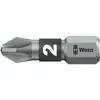 100 szt. końcówek 1/4" do wkrętów z gniazdem Pozidriv, PZ2/25mm, Wera [05072443001]